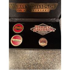 Dárková sada nášivka + mince Harley-Davidson 120. výročí 682608015411